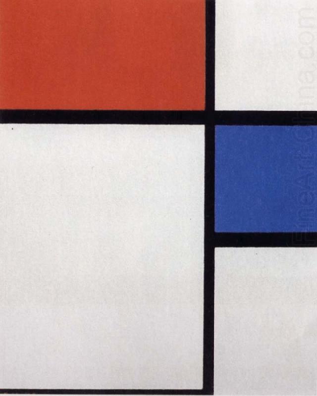 Composition NO.ii Composition with Blue and Red, Piet Mondrian